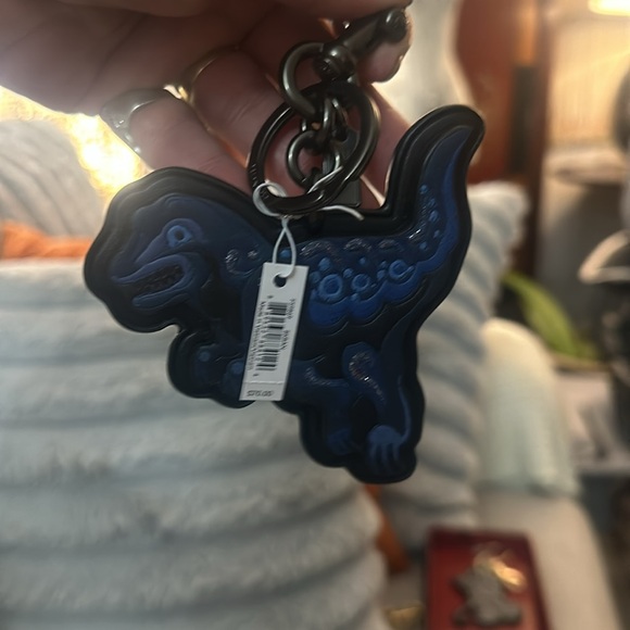 Coach Limited Edition RARE ZHU Jingyi  Rexy bag Charm Keychain Brand New 💜 - Picture 6 of 7